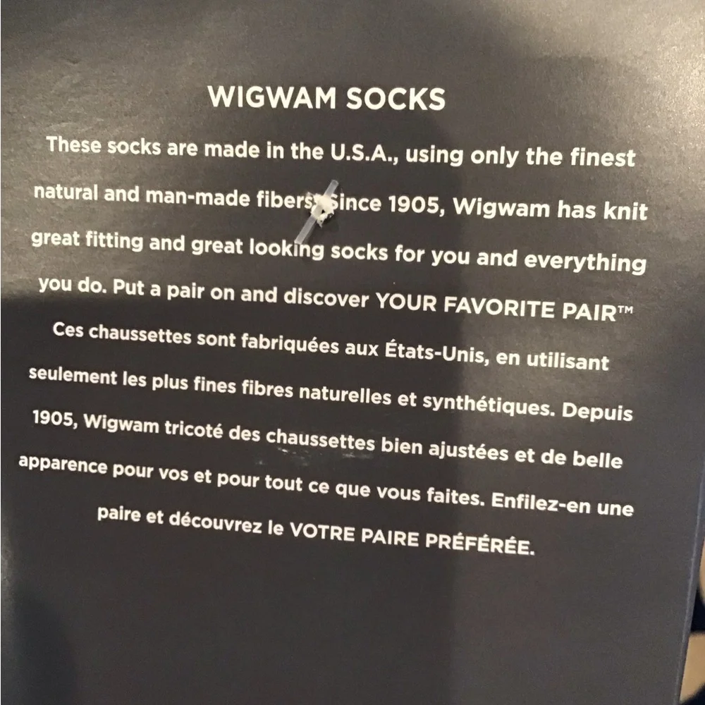 Wigwam 622 athletic sock NWT Sz M - Picture 5 of 6